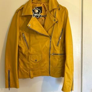 Real leather women jacket